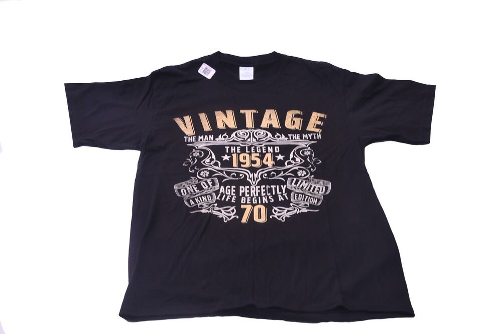 Port & Company Men’s 1954 70th Birthday Graphic T-Shirt – Size Medium